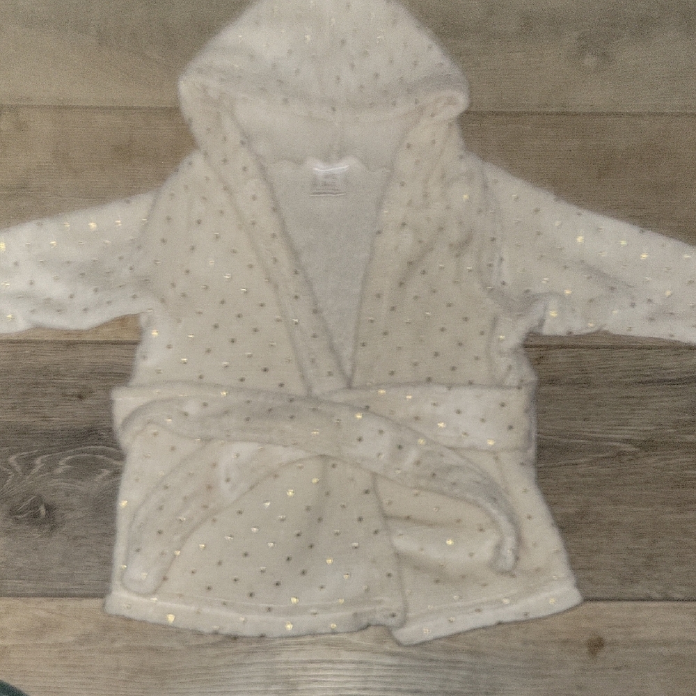 Cozy White Kids Pajamas with Gold Accents